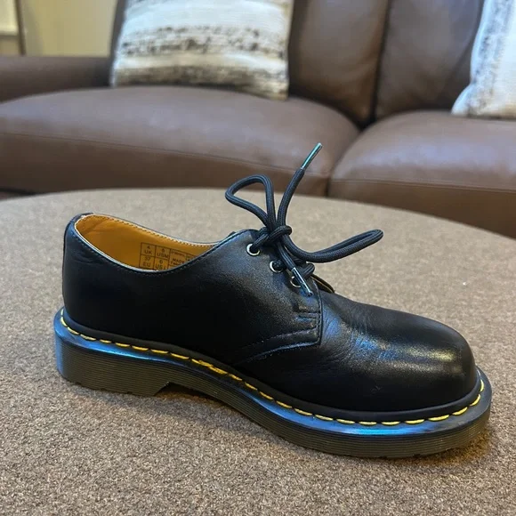 Dr. Martens 1461 Black Leather Oxfords - Picture 6 of 9